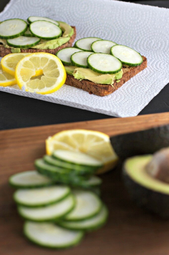 best recipe for avocado toast with cucumber and lemon vegan and gluten free