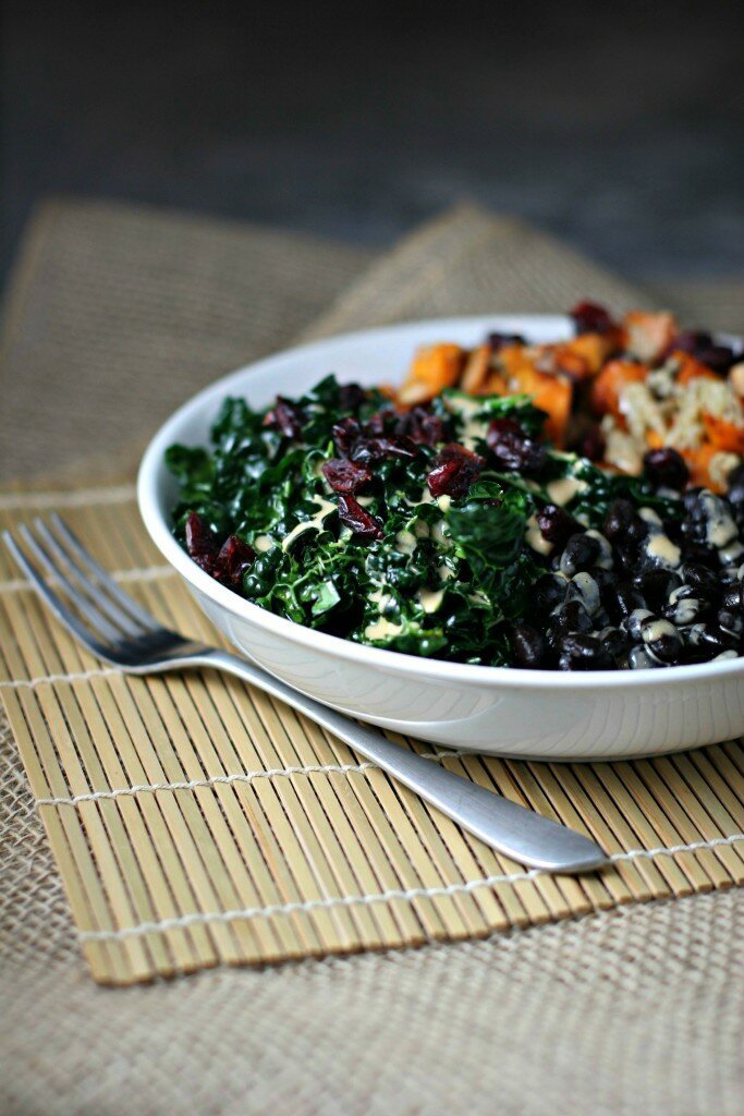 best recipe kale salad balance bowl vegan gluten free