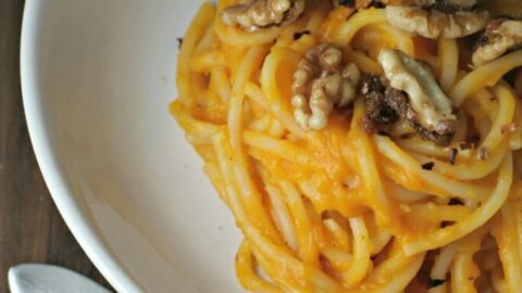 butternut squash pasta vegan gluten free recipe