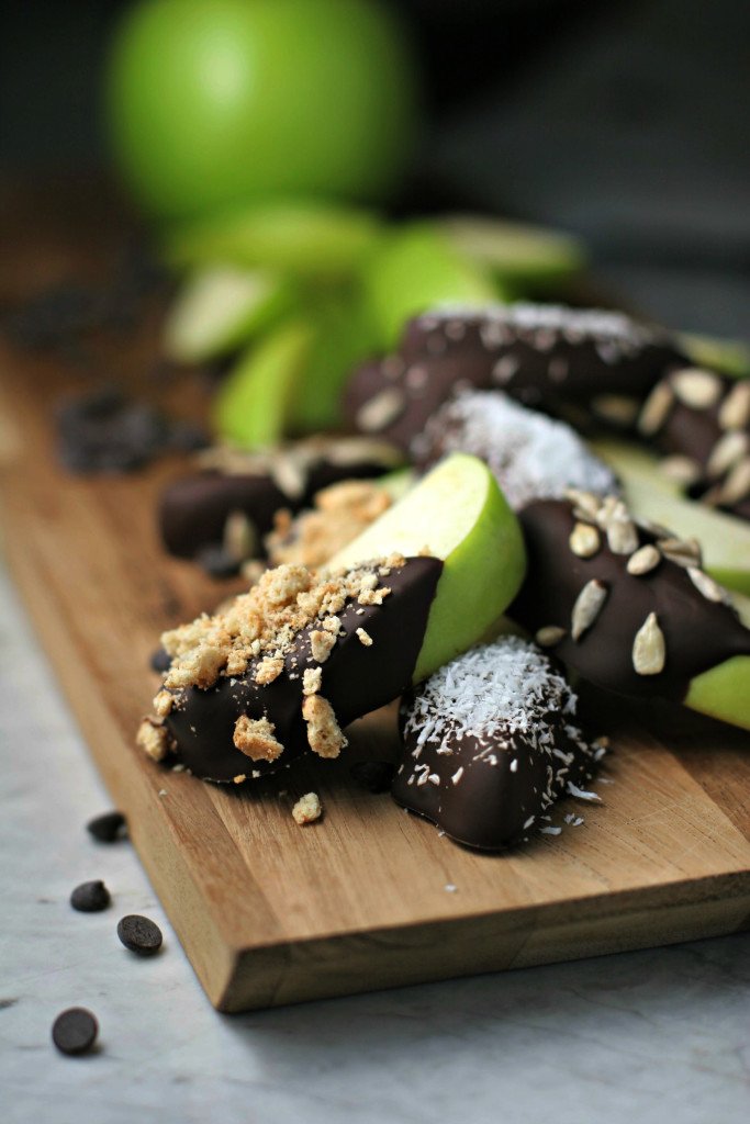 chocolate covered apples