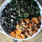 kale salad balance bowl vegan and gluten free recipe