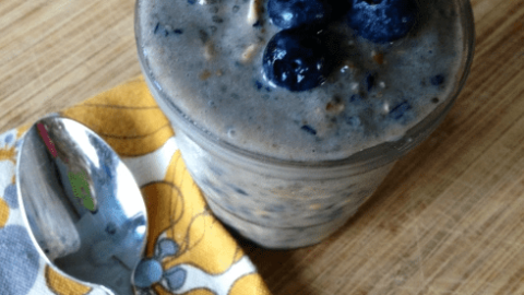 blueberry pie overnight oats vegan gluten free best recipe