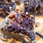 chocolate pecan pie bars vegan gluten free best recipe