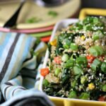 kale and quinoa fried rice vegan and gluten free recipe