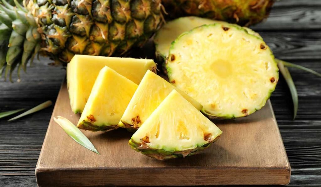 pineapple can help to get periods immediately